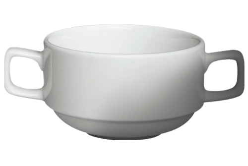 Cameo - Dynasty 11 oz Soup Cup W/ 2 Handles (24 Per Case) - 610-40C