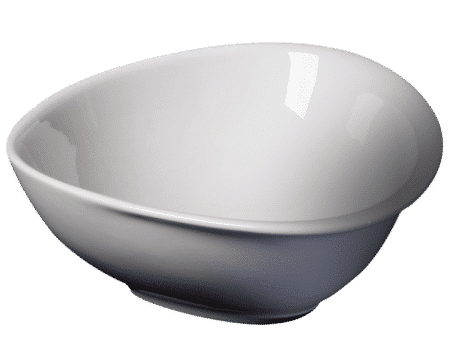 Cameo - Pearl 26 oz Triangular Bowl (18 Per Case) - 713-T184