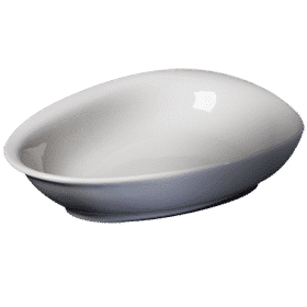 Cameo - Pearl 9" Triangular Deep Plate (24 Per Case) - 713-T92