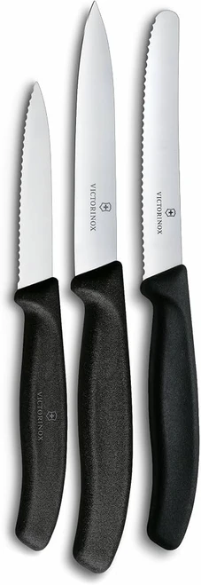 Victorinox - Swiss Classic 3 Piece Straight & Serrated Paring Knife Set