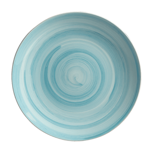 Cameo - Rainbow 9" Blue Coupe Plate (24 Per Case) - RWB210-91N