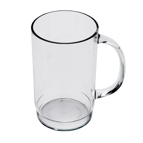 G.E.T - 20 oz SAN Plastic Beer Mug (24 Per Case) - 00083-1-SAN-CL