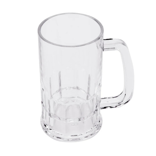 G.E.T - 20 oz Plastic Beer Mug (12 Per Case) - 00085-PC-CL