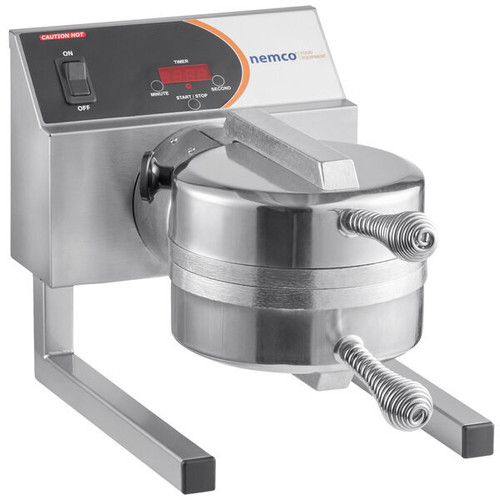 Nemco - Belgian Waffle Maker 120V w/ Fixed Grids & SilverStone - 7020A-1S