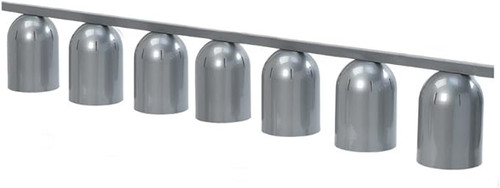 Nemco - Seven Bulb Suspension Bar Infrared Heat Lamp - 6006-7