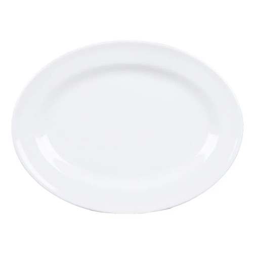 G.E.T - Water Lily 16.25" x 12" Oval Platter (12 Per Case) - M-4010-W