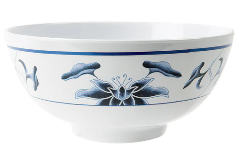 G.E.T - Water Lily 9 oz Bowl w/ Design (12 Per Case) - M-768-B