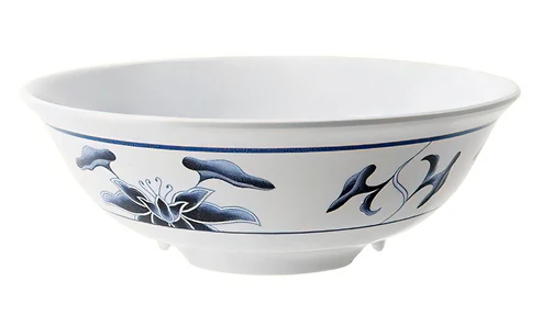 G.E.T - Water Lily 32 oz Bowl w/ Design (12 Per Case) - M-811-B