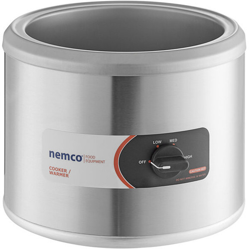 Nemco - 11 Qt Round Countertop Food Cooker/Warmer 220V - 6103A-220