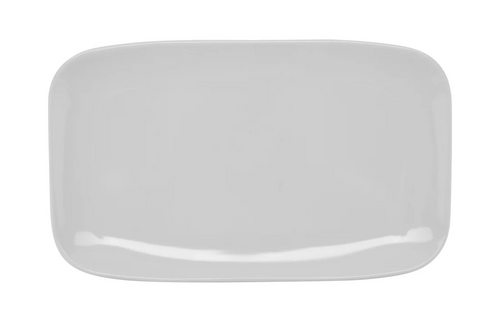 G.E.T - Siciliano 11.25" x 7" White Rectangular Platter (12 Per Case) - CS-6103-W