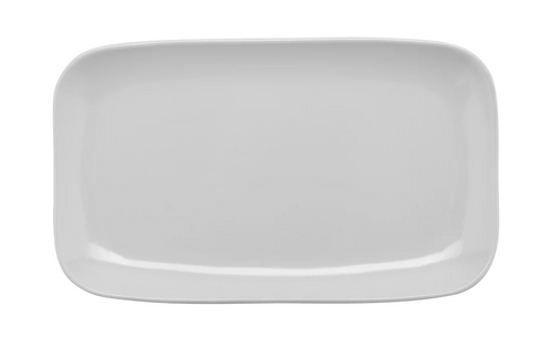 G.E.T - Siciliano 9.5″ x 5.75″ White Rectangular Platter (12 Per Case) - CS-6104-W