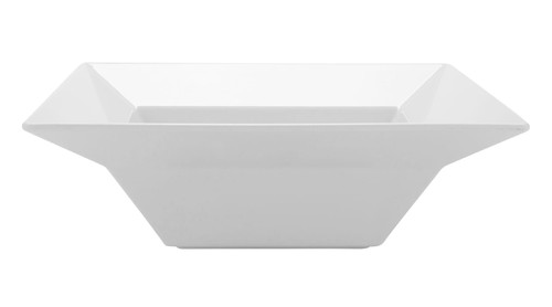 G.E.T - Siciliano 3.8 Qt White Square Bowl (3 Per Case) - ML-245-W