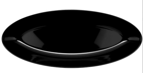 G.E.T - Siciliano 30" x 11.75" Black Oval Platter - ML-256-BK