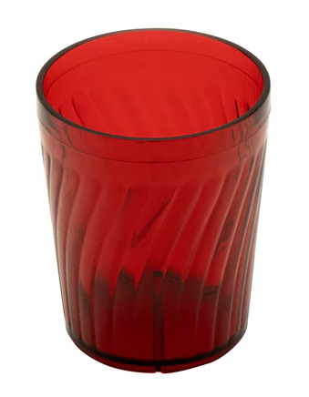 G.E.T - Tahiti Tumblers 6 oz Red Juice Tumbler (72 Per Case) - 2206-1-R
