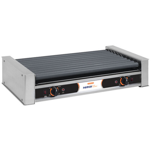 Nemco - 45 Hot Dog Wide Roller Grill 220V w/ Nonstick Coating - 8045SXW-220