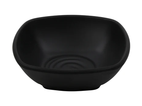 G.E.T - Nara 6 oz Black Square Bowl (24 Per Case) - B-501-BK