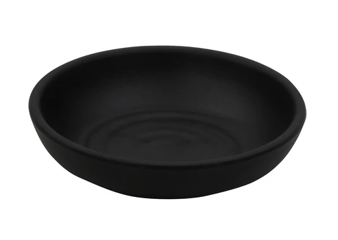 G.E.T - Nara 5 oz Black Round Sauce/Side Ramekin (24 Per Case) - SD-4500-BK