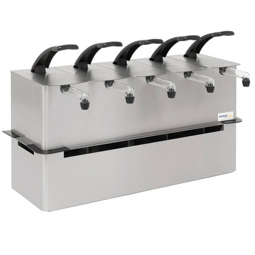 Nemco - Quintuple Stainless Steel Drop-In Dispenser - 10970