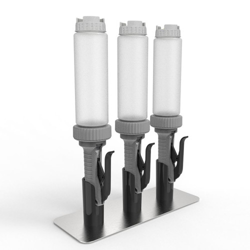 Nemco - Triple Condiment Squeeze Bottle Portion Pump Kit - 10960-3