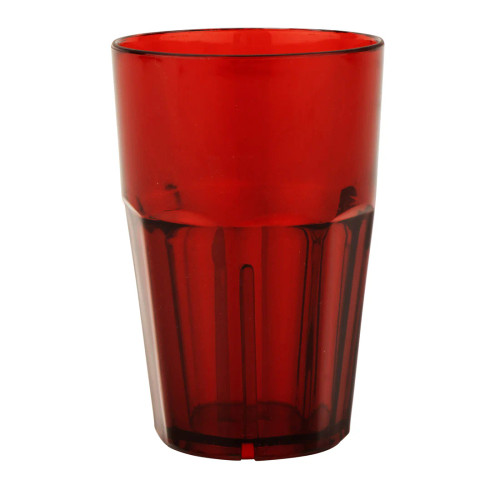G.E.T - Bahama Tumblers 10 oz Red Double Rocks Tumbler (72 Per Case) - 9910-1-R