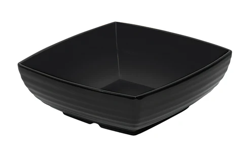 G.E.T - Milano 56 oz Black Square Bowl (12 Per Case) - ML-66-BK