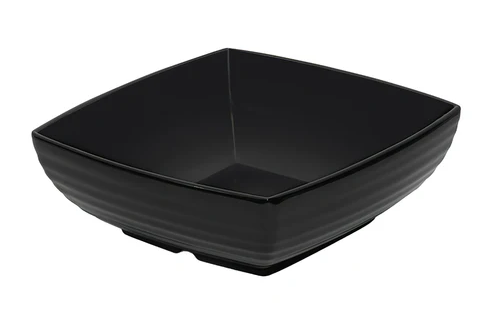 G.E.T - Milano 96 oz Black Square Bowl (6 Per Case) - ML-68-BK