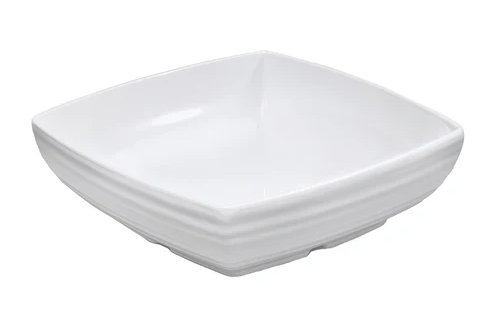 G.E.T - Milano 96 oz White Square Bowl (6 Per Case) - ML-68-W