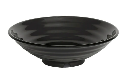 G.E.T - Milano 64 oz Black Round Bowl (12 Per Case) - ML-73-BK
