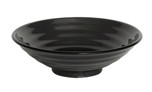 G.E.T - Milano 96 oz Black Round Bowl (12 Per Case) - ML-74-BK