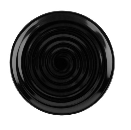 G.E.T - Milano 9.5" Black Round Plate (12 Per Case) - ML-81-BK