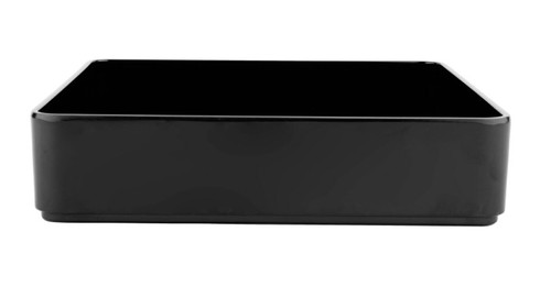 G.E.T - Milano 5.7 Qt Black Square Bowl (6 Per Case) - ML-85-BK