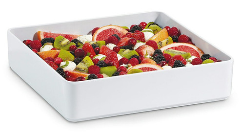 G.E.T - Milano 5.7 Qt White Square Bowl (6 Per Case) - ML-85-W