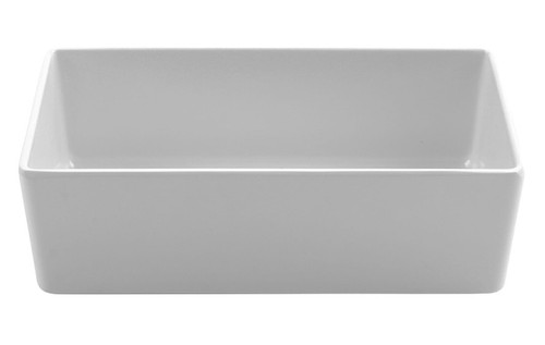 G.E.T - Milano 7.5" x 3.75" White Bento Box Insert (24 Per Case) - BN-C-W