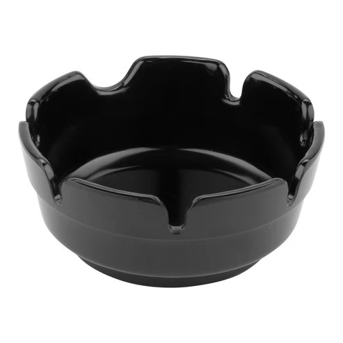 G.E.T - 4" Black Ashtray/Cigar Tray (24 Per Case) - AT-4-BK