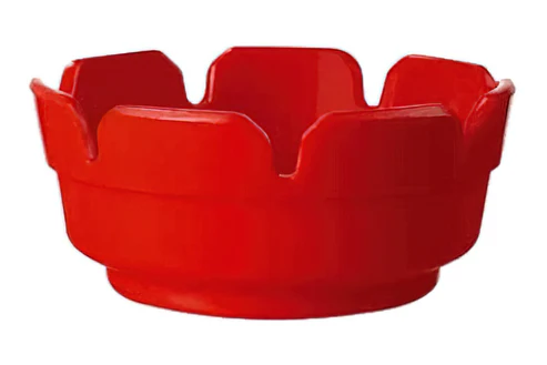 G.E.T - 4" Red Ashtray/Cigar Tray (24 Per Case) - AT-4-R