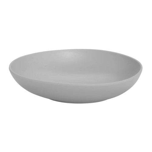 G.E.T - Riverstone 28 oz Light Gray Large Salad Bowl (12 Per Case) - B-4500-LG