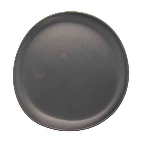G.E.T - Riverstone 10.6" Dark Gray Round Coupe Dinner Plate (12 Per Case) - CS-1050-DG