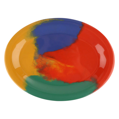 G.E.T - Diamond Celebration 12" x 9" Multi-Colored Platter (12 Per Case) - OP-120-CE