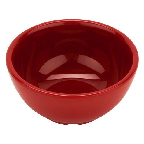 G.E.T - Diamond Harvest 16 oz Cranberry Round Bowl (24 Per Case) - B-525-CR
