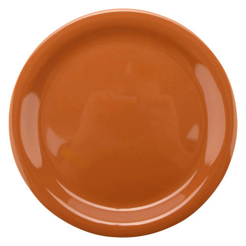 G.E.T - Diamond Harvest 9" Pumpkin Narrow Rim Plate (24 Per Case) - NP-9-PK