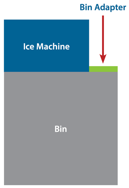 True - 8" Ice Bin Adapter - 228242