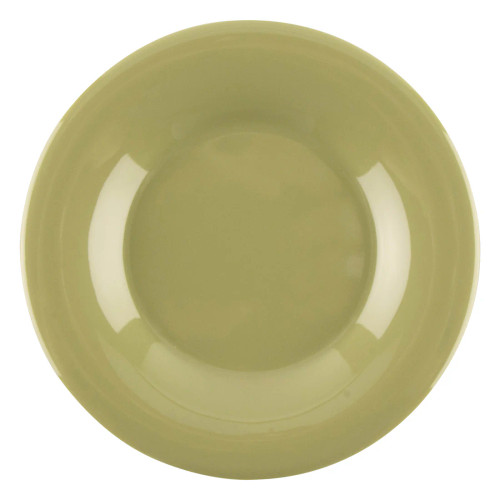 G.E.T - Diamond Harvest 10.5" Avocado Wide Rim Plate (12 Per Case) - WP-10-AV