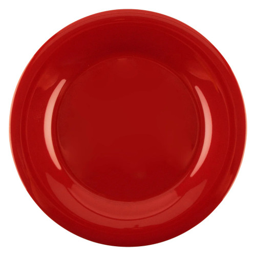 G.E.T - Diamond Harvest 7.5" Cranberry Wide Rim Plate (48 Per Case) - WP-7-CR
