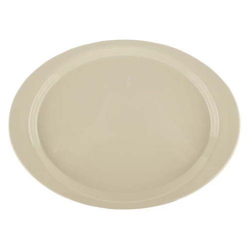 G.E.T - Diamond Ivory 14.75" x 10.5" Oval Platter (12 Per Case) - OP-145-DI