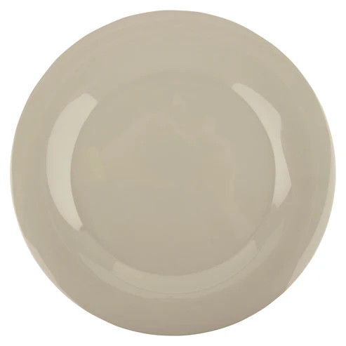 G.E.T - Diamond Ivory 12" Wide Rim Plate (12 Per Case) - WP-12-DI