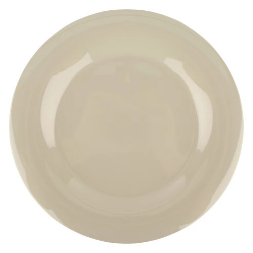 G.E.T - Diamond Ivory 9" Wide Rim Plate (24 Per Case) - WP-9-DI