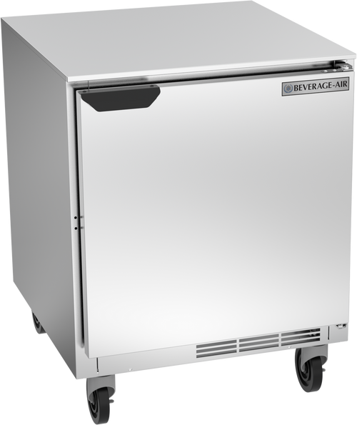 Beverage-Air - 27" Mobile Undercounter Refrigerator w/ 1 Solid Swing Door - UCR27AHC