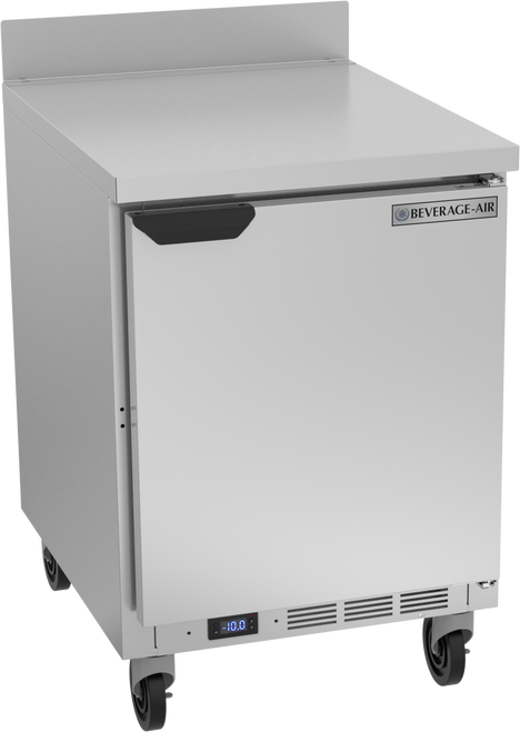 Beverage-Air - 24" Mobile Worktop Freezer w/ 1 Solid Swing Door - WTF24AHC