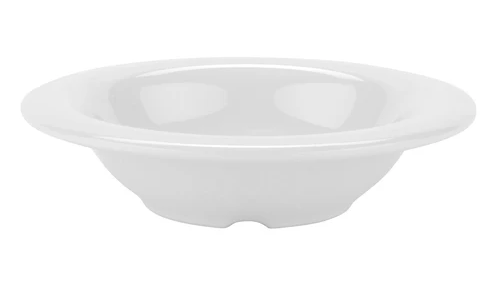 G.E.T - Diamond White 8 oz Rim Bowl (48 Per Case) - B-86-DW