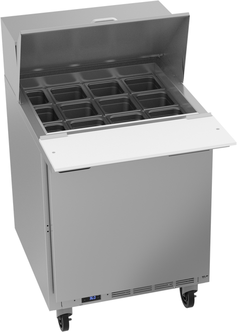 Beverage-Air - 27" Mega Top Sandwich Prep Table w/ 1 Door - SPE27HC-12M